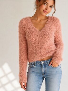 Pink Republic Eyelash Sweater